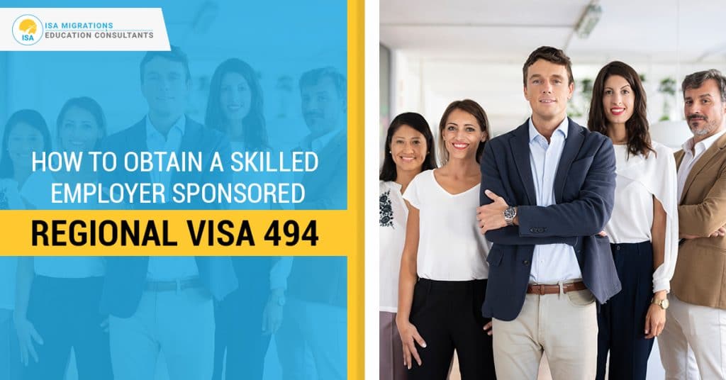 Skilled Employer-Sponsored Regional Visa 494